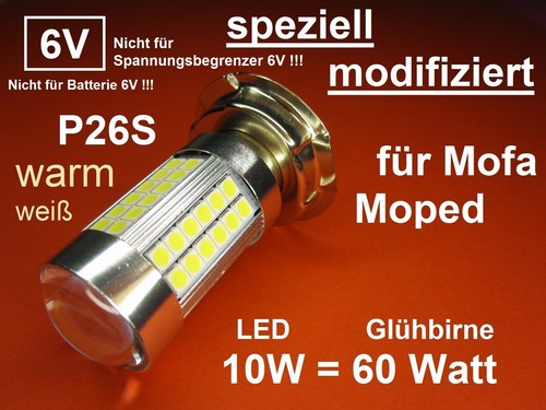 Led p26s für mofa - p26s,